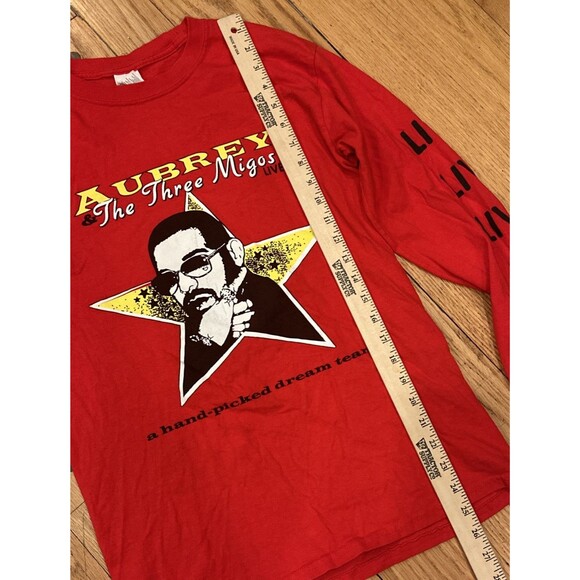 Drake SCORPION Aubrey And The Three Migos Tour 2018 Long Sleeved T-Shirt Size Sm - Picture 5 of 8